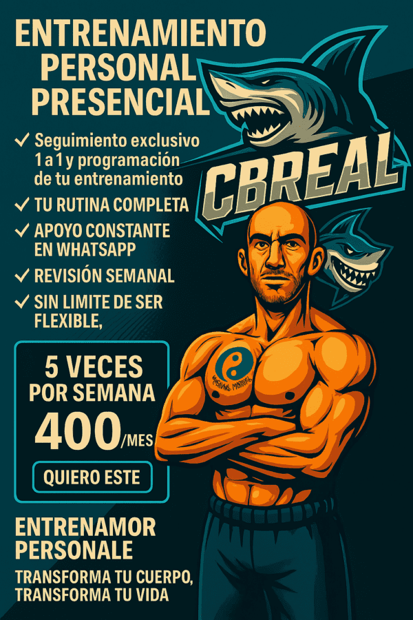 Entrenamiento Personal Presencial – 5 veces por semana