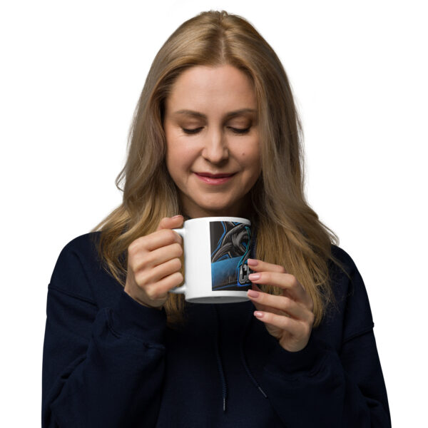 Taza blanca brillante - Imagen 2