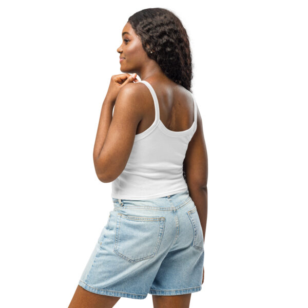 Camiseta de tirantes de canalé para mujer - Imagen 3